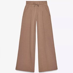 Zara Wide-Leg Brown Pants